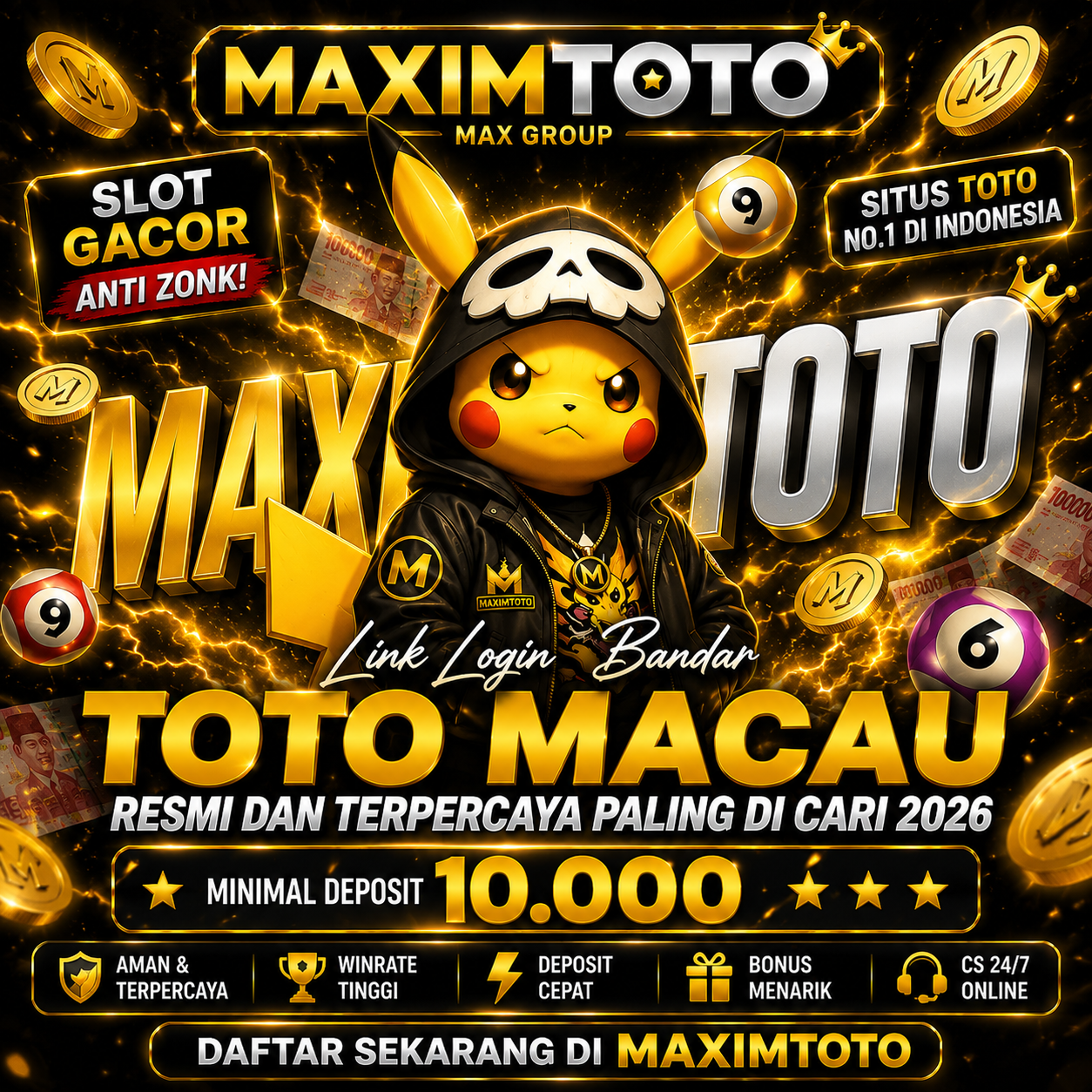 MAXIMTOTO | Situs Toto Resmi Terpercaya & Link Bandar Togel Online Akurat JP